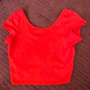 Tobi short sleeve crop top